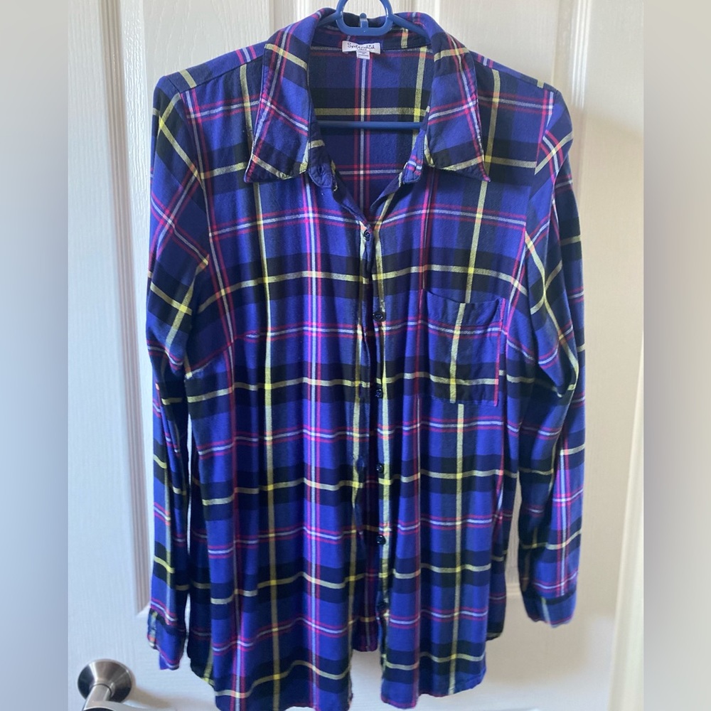 Plaid cotton shirt by Splendid.